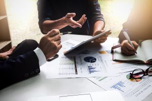 Financial discussion with customers