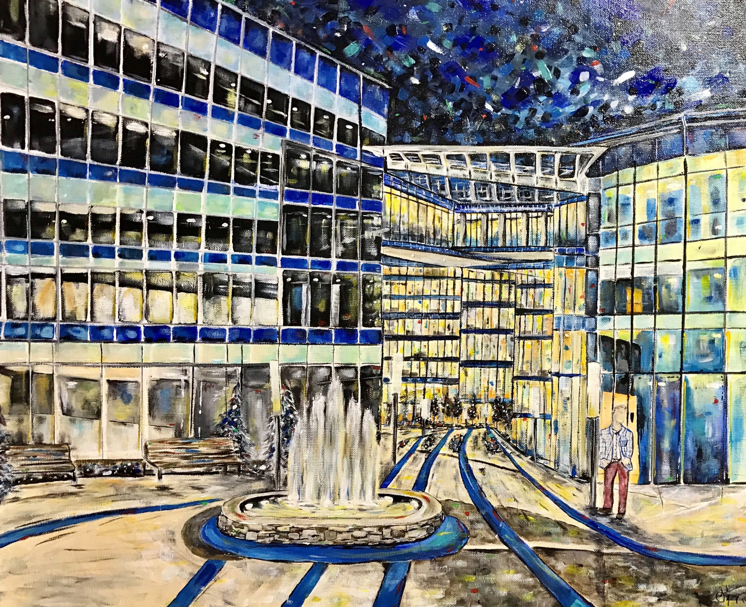 BlueCross Sabrina Logan painting