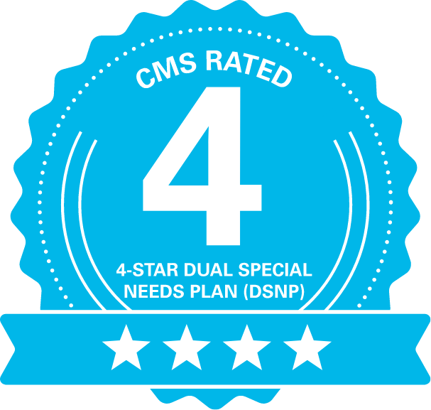 CMS rated 4-star dual special needs plan (DNSP)