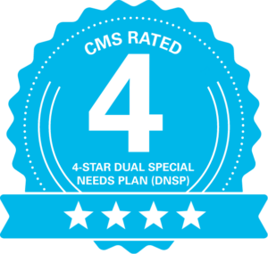 CMS rated 4-star dual special needs plan (DNSP)