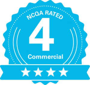 NCQA rated 4 Commercial
