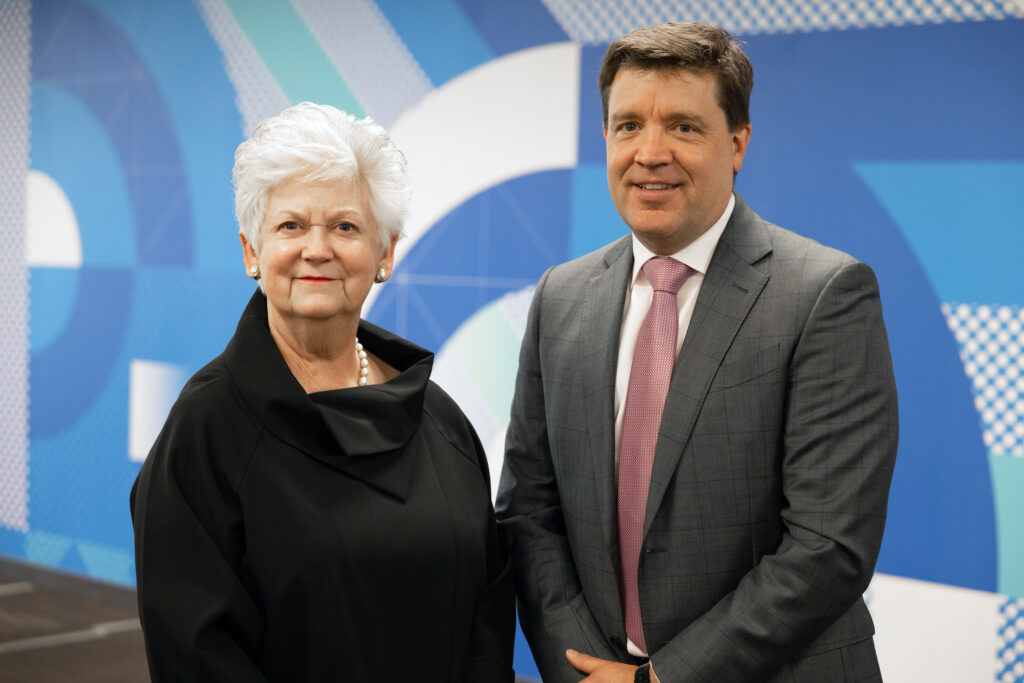 Emily Reynolds, Chairman of the Board and JD Hickey, President & CEO, BlueCross BlueShield of Tennessee