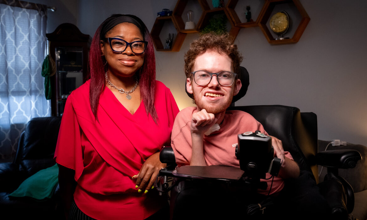 background image for Aaron Warren: finding his footing in accessible fashion