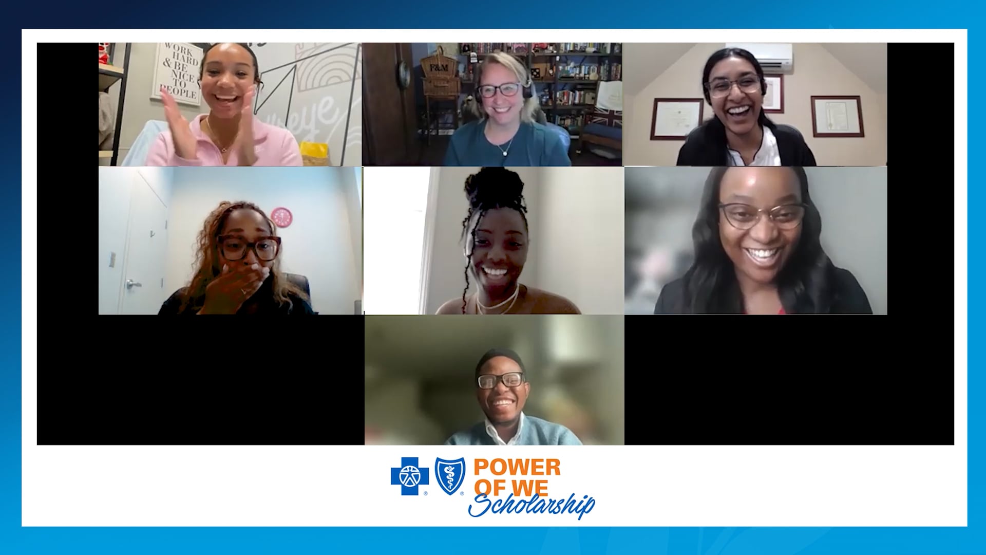 Power of We Scholars Zoom call