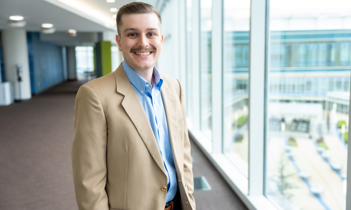 background image for Stephen Adams: a passion for numbers helps shape coverage for our members